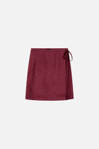 Butterfly Jacquard Wrap Skirt Women