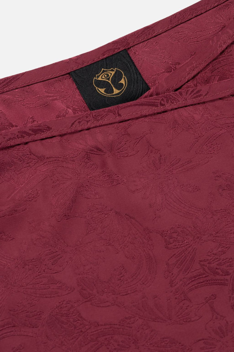 Butterfly Jacquard Wrap Skirt Women