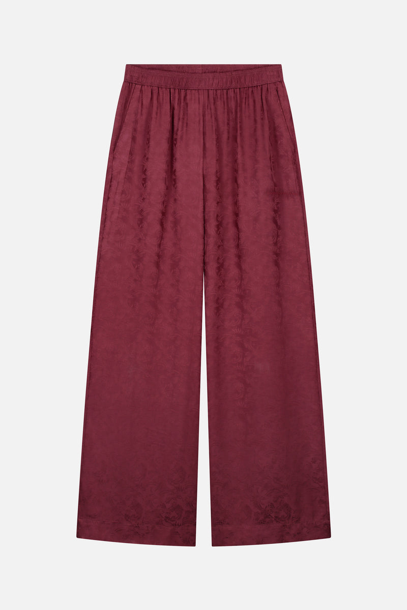 Butterfly Jacquard Trousers Women