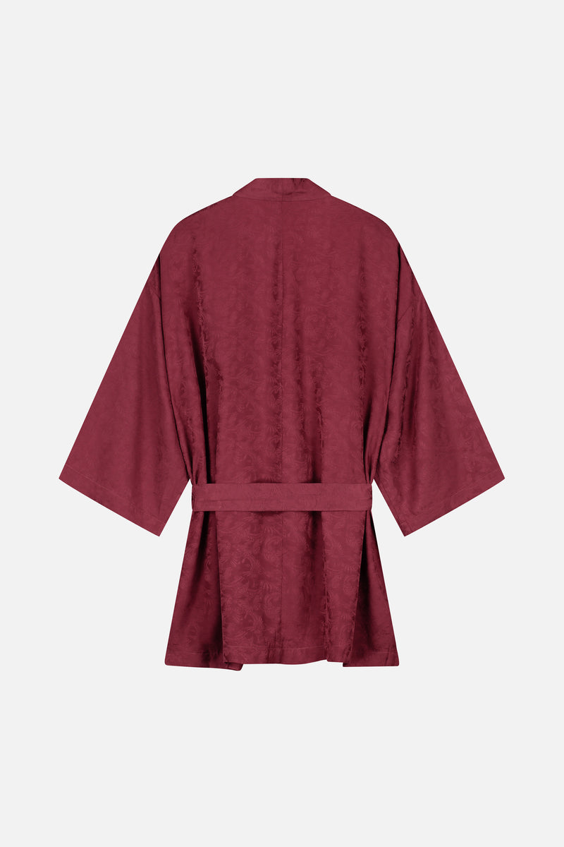 Butterfly Jacquard Kimono Top Women