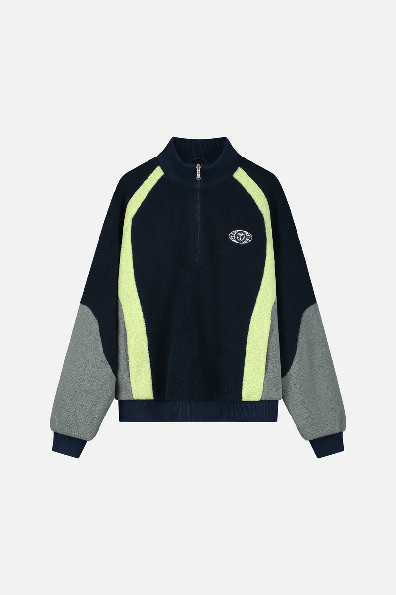 SWIRL ZIP TEDDY JACKET