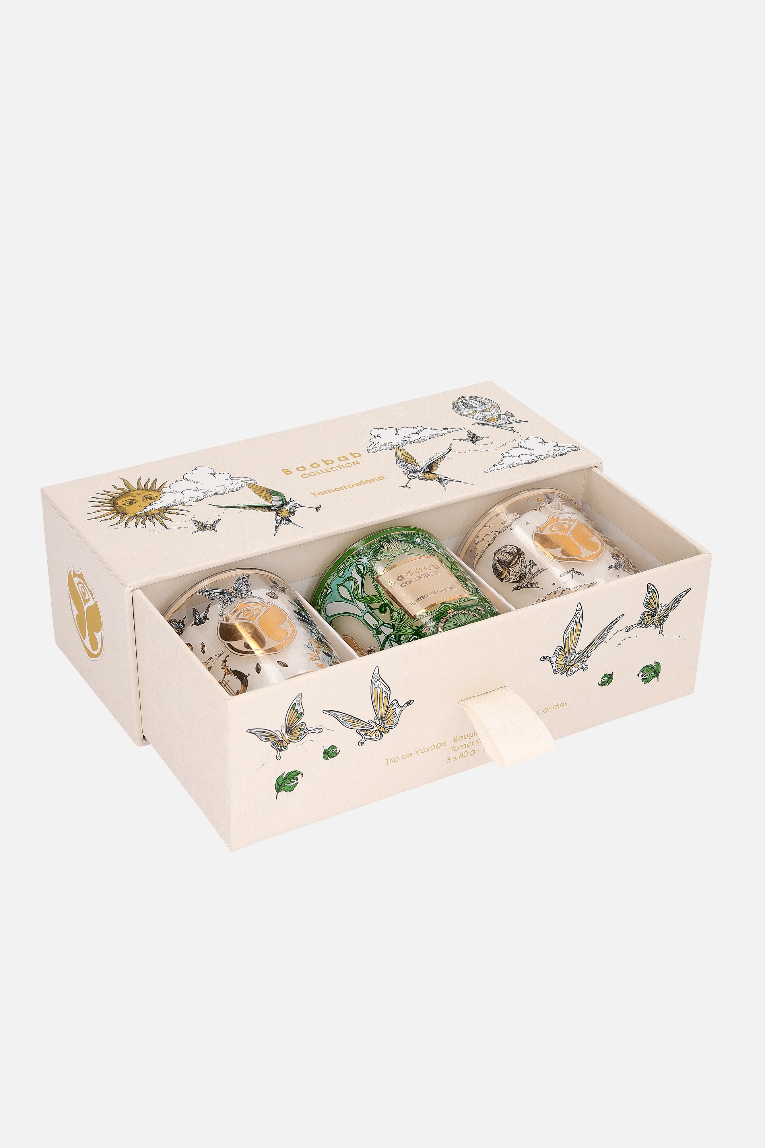 Baobab X TML Trio Candles - Tomorrowland Store