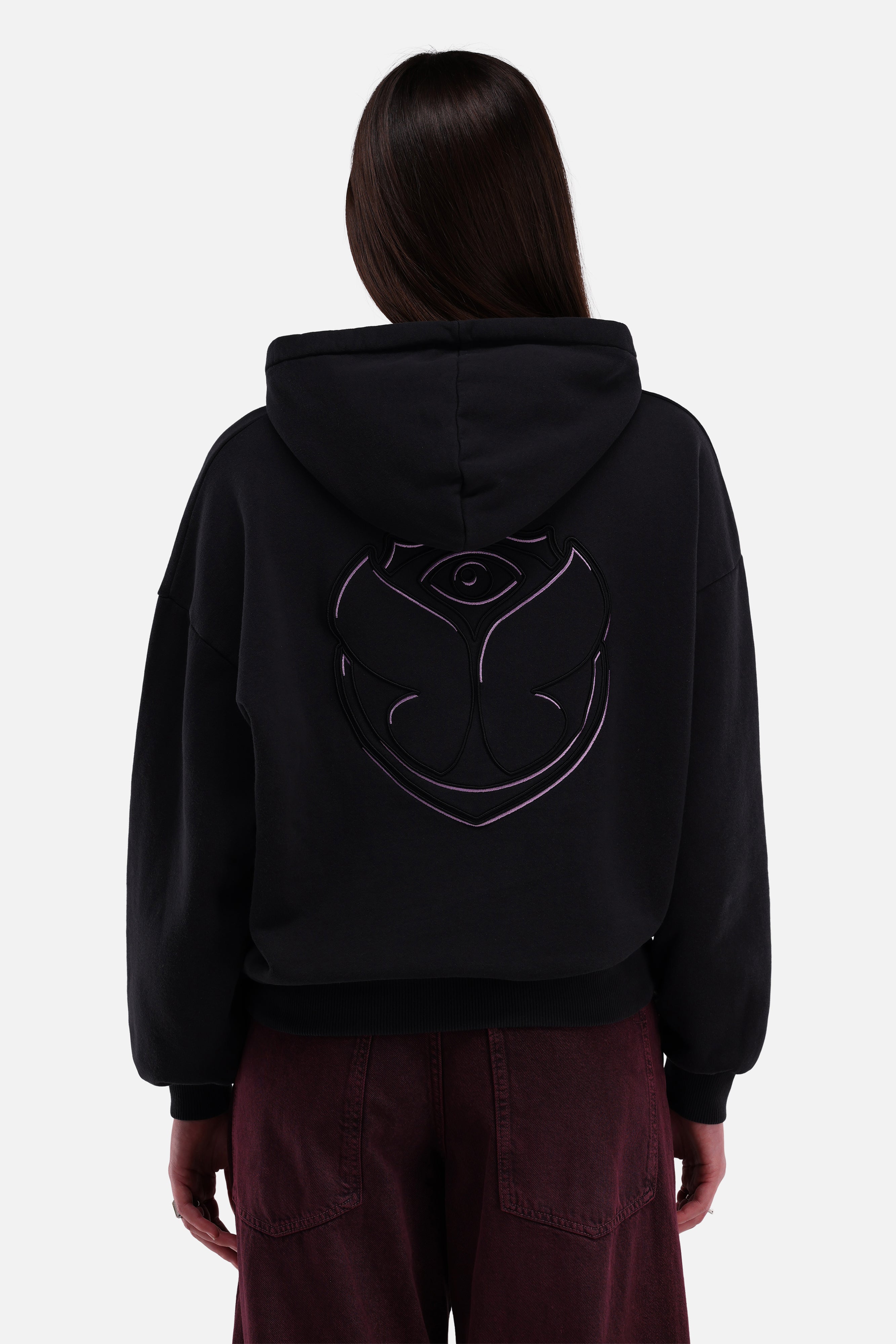 Fusion Shadow Hoodie Women Black - Tomorrowland Store
