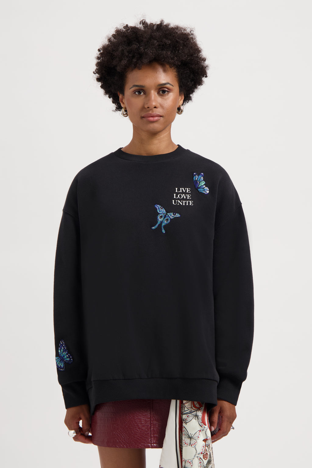 STAIRWAY BUTTERFLY SWEATSHIRT WOMEN
