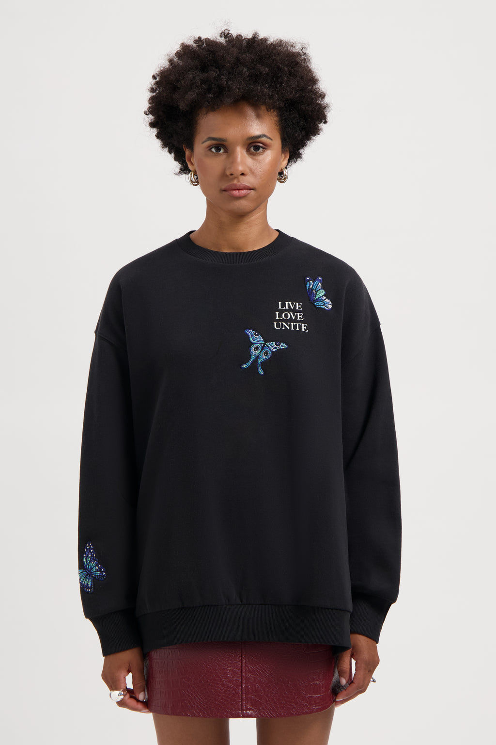 STAIRWAY BUTTERFLY SWEATSHIRT WOMEN