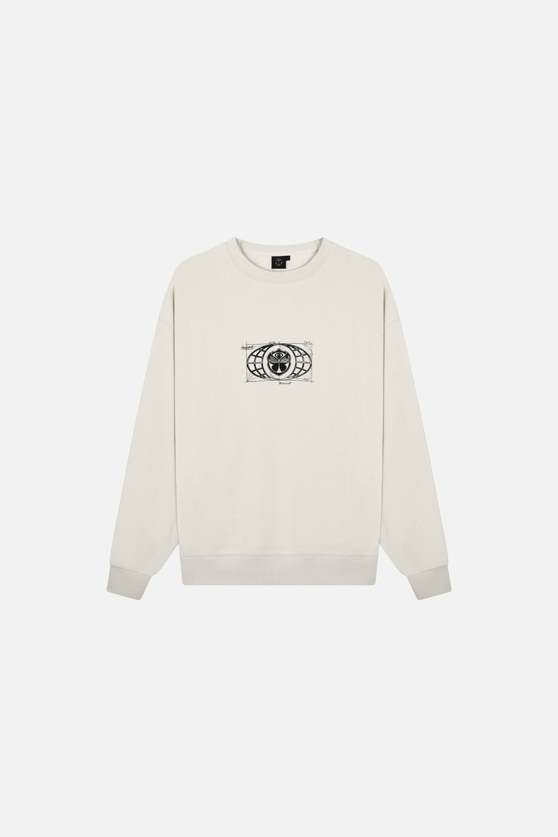 Sketch Globe Sweatshirt