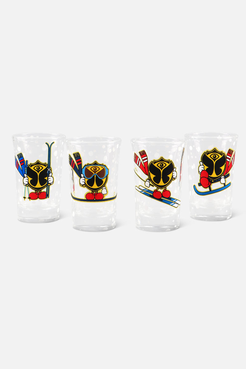 HAPPICON SKI SHOTGLASSES 4PCS