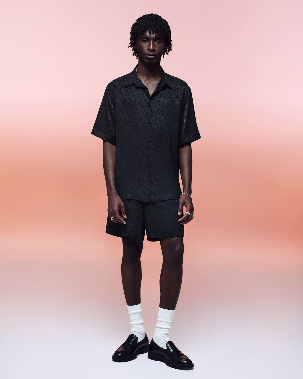 Butterfly Jacquard Shorts