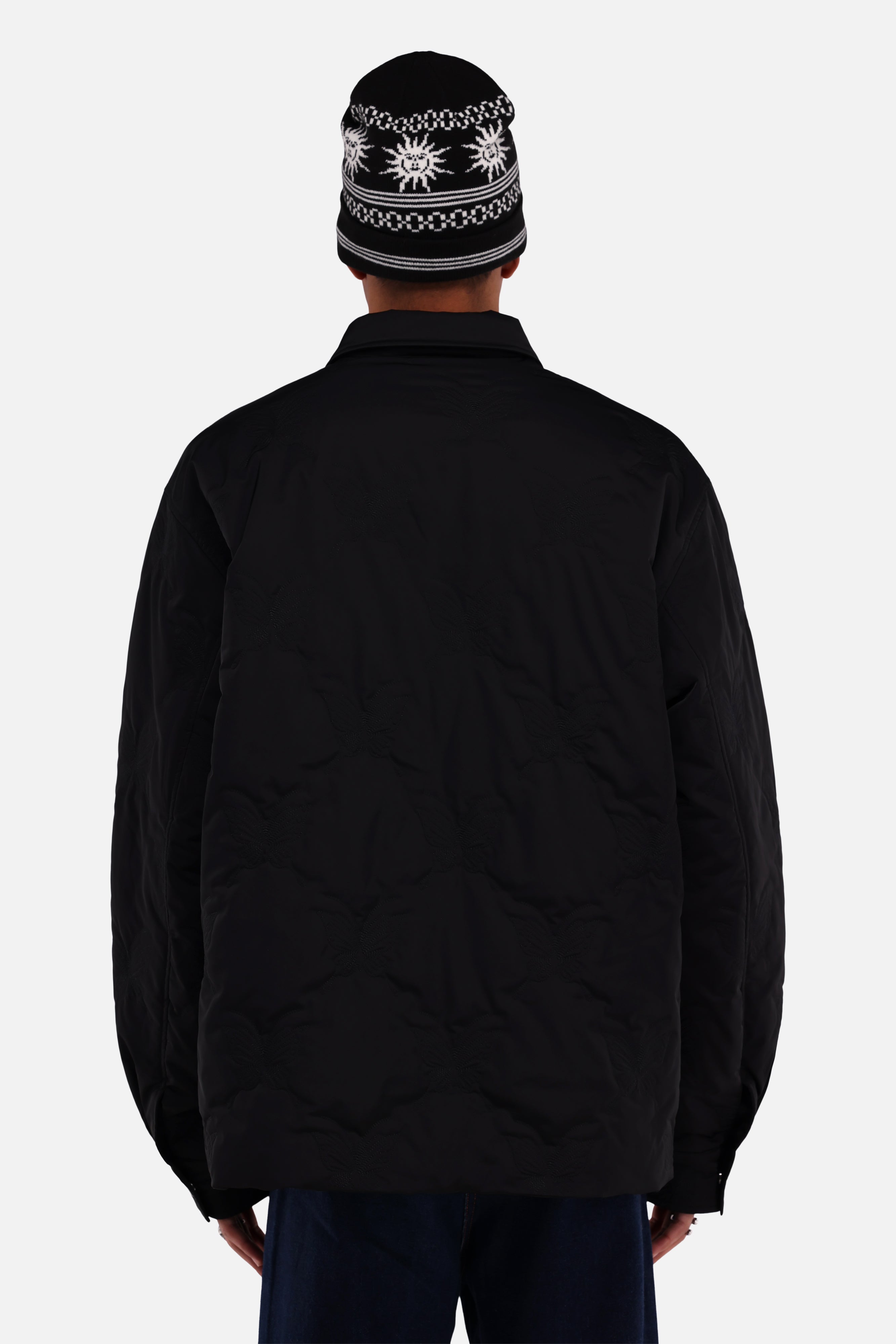 Butterfly Padded Jacket Black - Tomorrowland Store