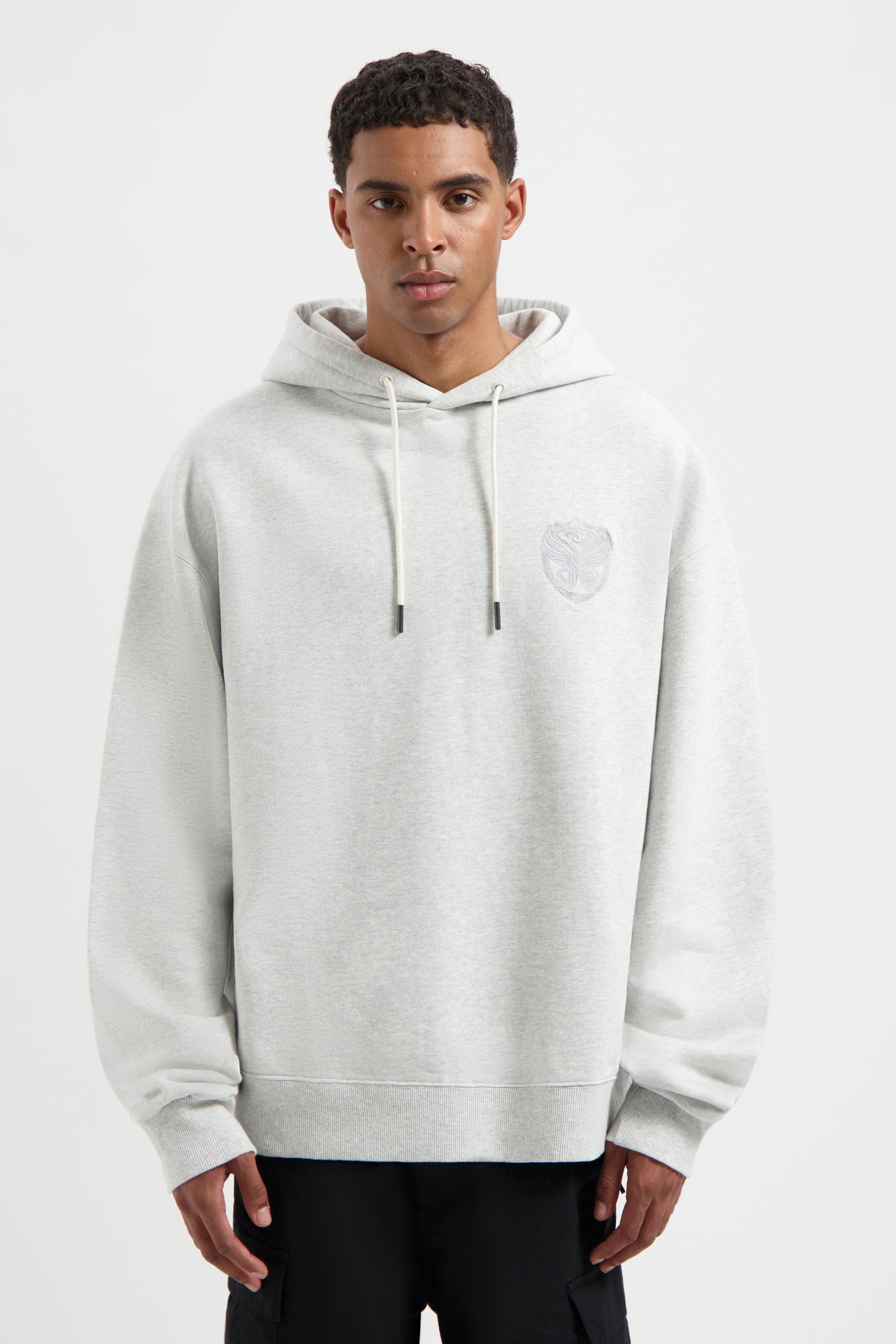 パーカー・フーディ LMC DOODLE GLOBE HOODIE light heather gray 0LM44FHD157LHG GRAPHICON FRONT HOODIE - Tomorrowland Store