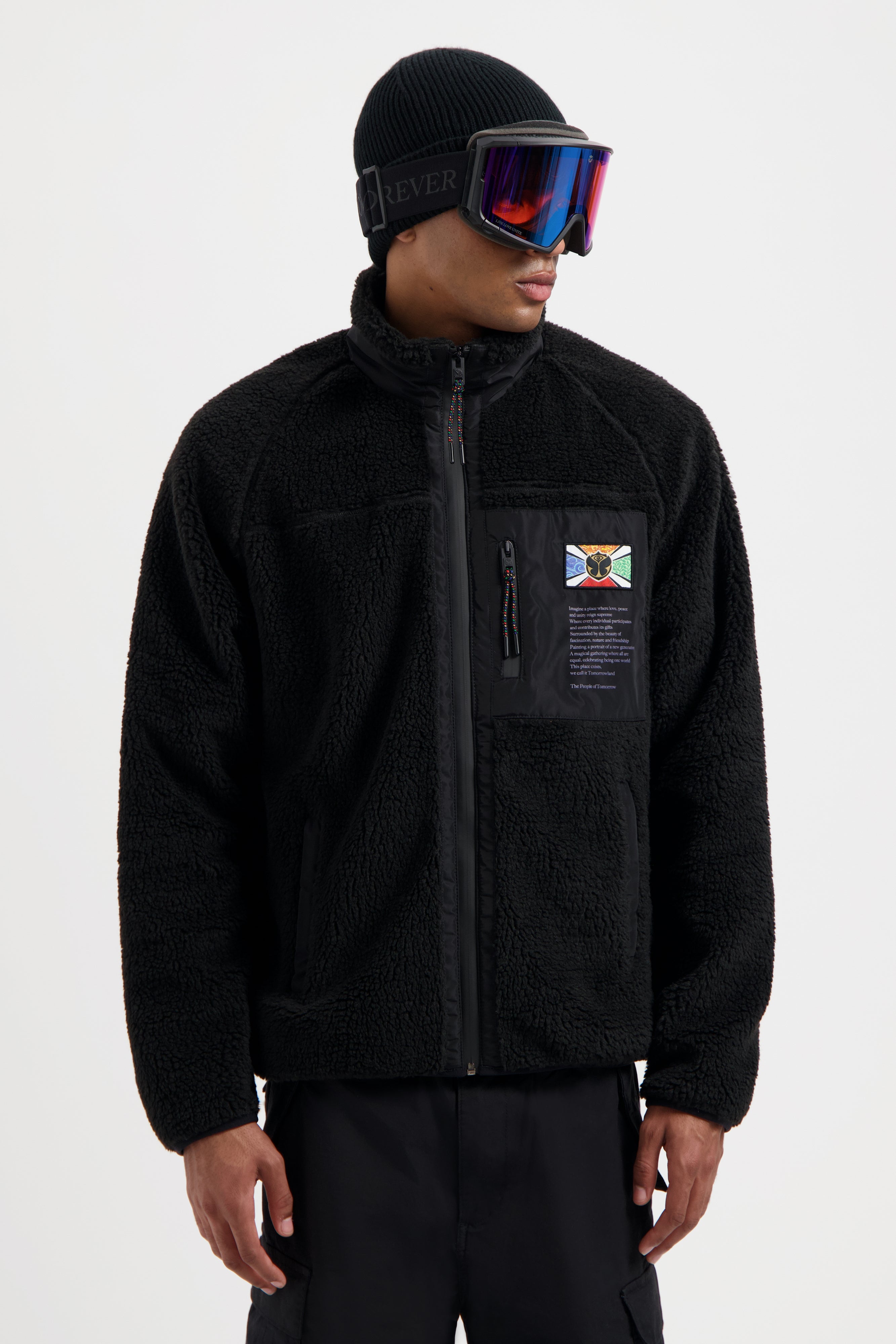 Slogan Ski Goggles Black - Tomorrowland Store