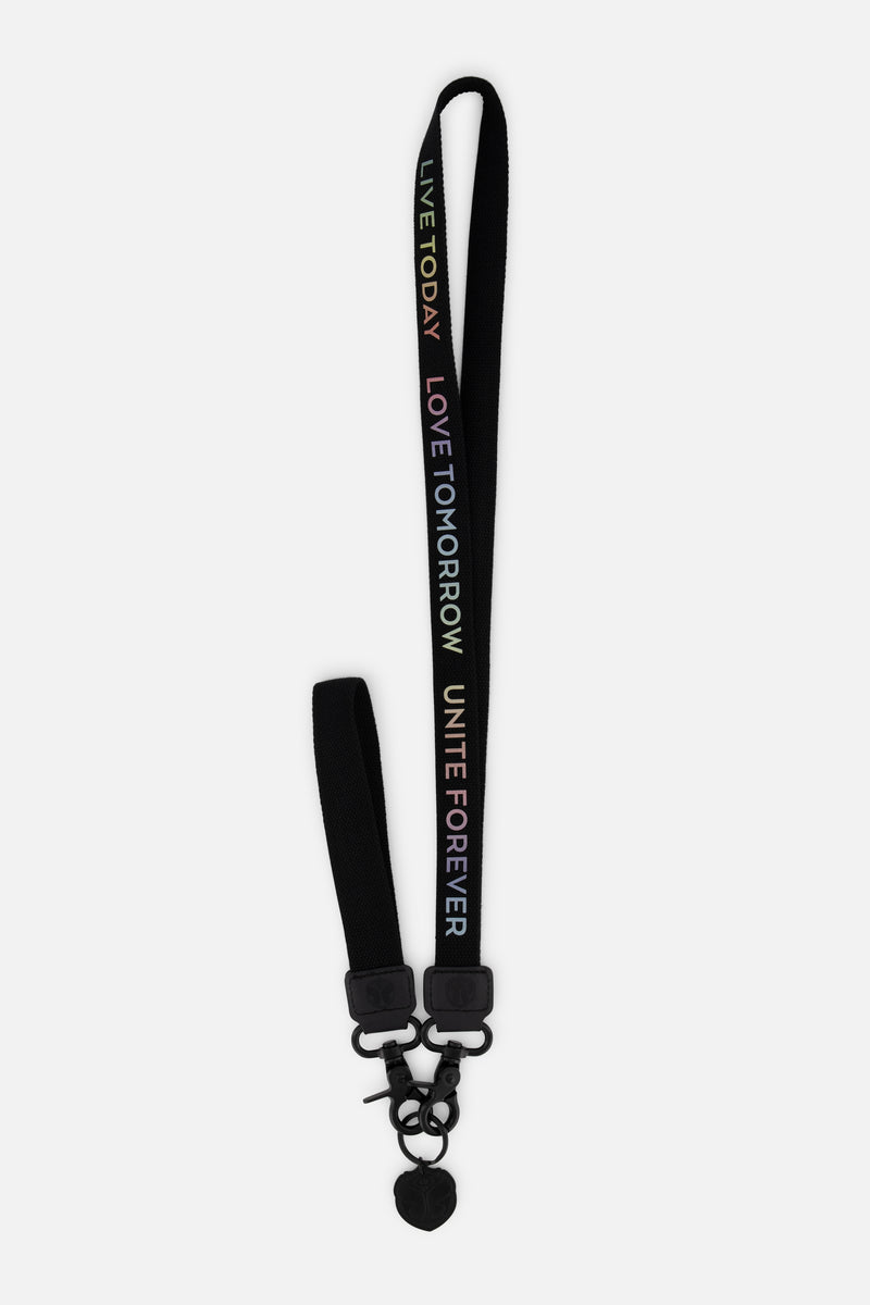 Tomorrowland Gradients Keychain & Lanyard Back