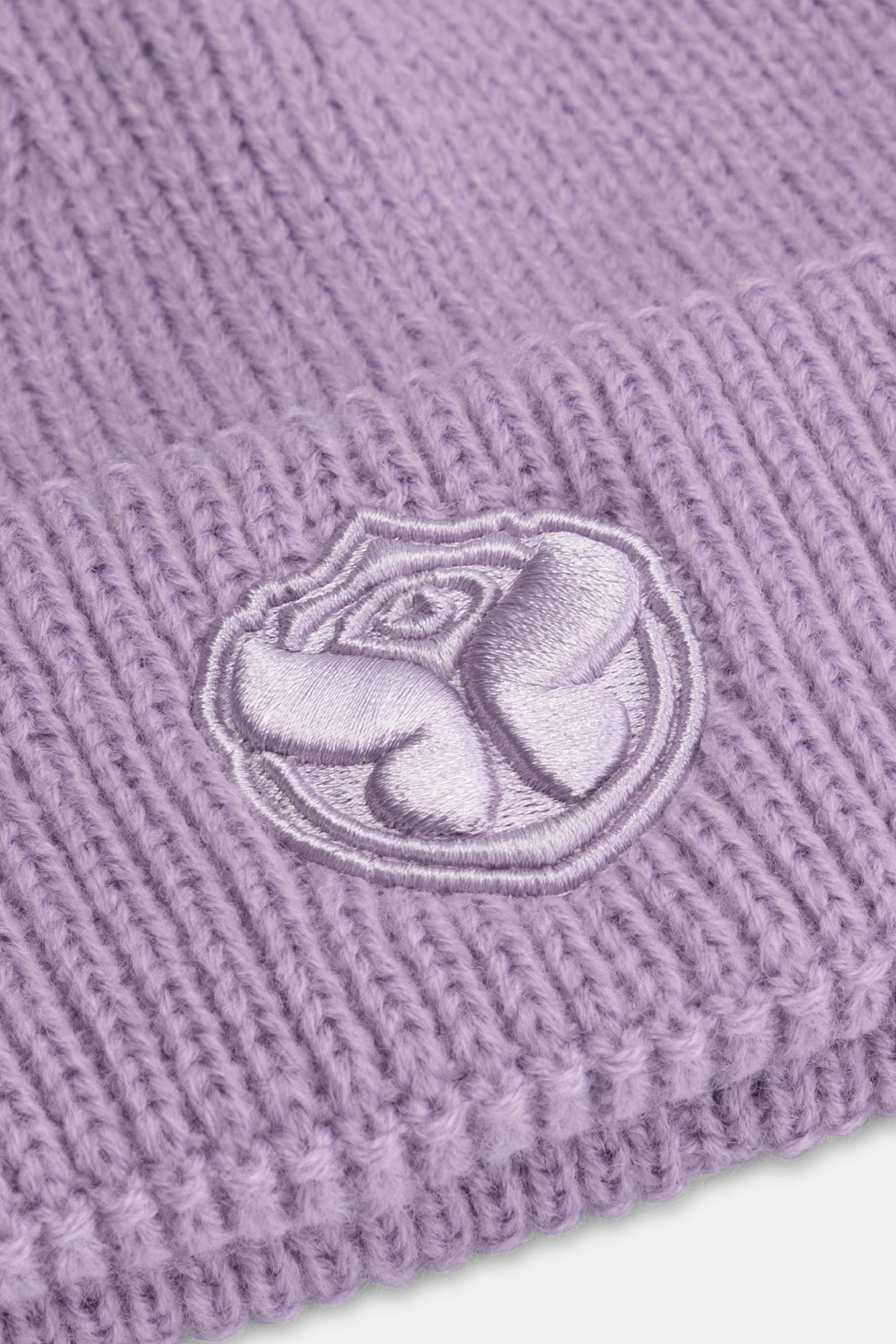 帽子・その他 Logo Pompon Beanie in Purple and White Amazon.com: JoJo's Bizarre Logo Flat Embroidery on Pink