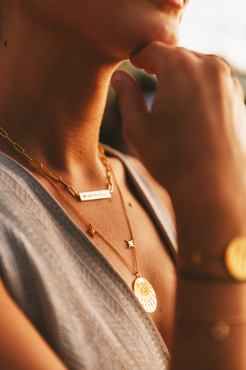 REFLECTION NECKLACE GOLD