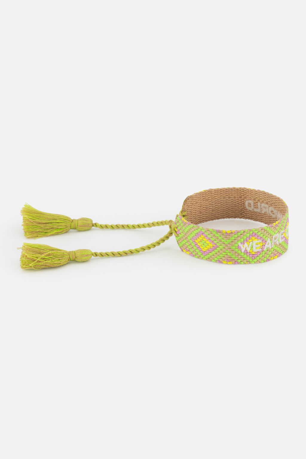 TML by Tomorrowland We Are One World Woven Bracelet Multicolor Side