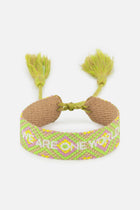 TML by Tomorrowland We Are One World Woven Bracelet Multicolor Front